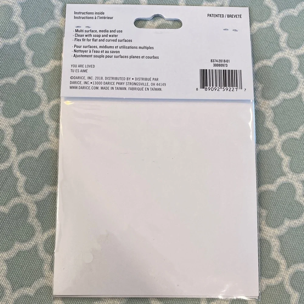 Darice You are so Loved Adhesive Screen Stencil NEW